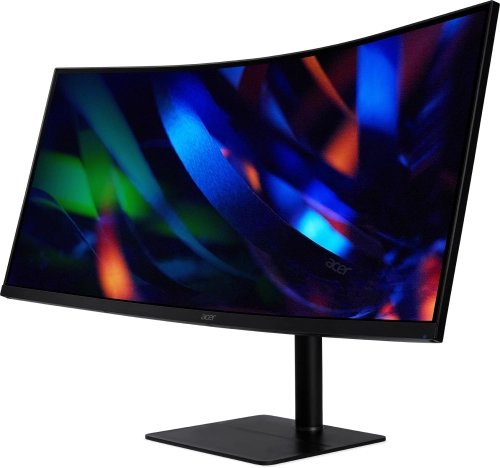 Монитор 34 Acer CZ342CURVbmiphuzx (UM.CC2EE.V01) Монитор/ ACER CZ342CURVbmiphuzx 34, ZeroFrame, Curved 1000R Black, 21:9, VA, 3440x1440, 1 / 0,5ms, 300cd, 180Hz, 1xHDMI(2.0) + 1xDP(1.4) + 1xType-C(65W) + Audio out + USB2.0+USB-B (2up 2down), Speakers 3Wx2, FreeSync Premium, HDR (UM.CC2EE.V01) фото 4
