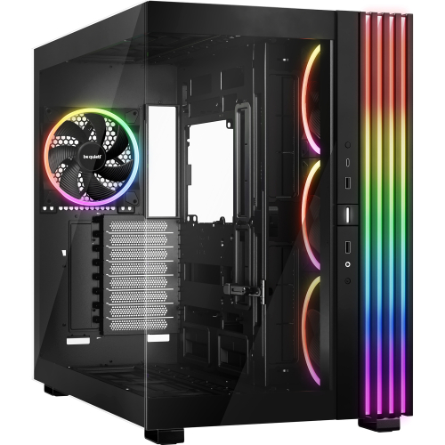 Корпус ПК без блока питания/ Case be quiet! LIGHT BASE 900 FX, Full-Tower, TG, 4x140mm ARGB, 2xUSB-A 3.2, 1xUSB 3.2 Type-C, XL-ATX, E-ATX, ATX, mATX, mITX Black (BGW71)