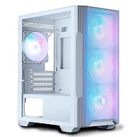 Корпус MSI MAG FORGE M100R WHITE Mini-Tower, MATX, 1xUSB 3.0, 2xUSB 2.0, 4x120mm ARGB Fan, ARGB Control Board, Tempered Glass Window, Brown Box (932220) (306-7G20W21-HH9 / 306-7G20W23-HH9)