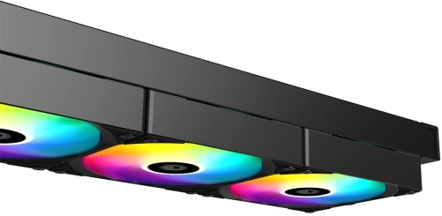 Система водяного охлаждения ID-Cooling FX360 LCD ARGB Soc-AM5/AM4/1200/1700/1851 черный 4-pin 27.2dB Al LCD 350W Ret фото 4