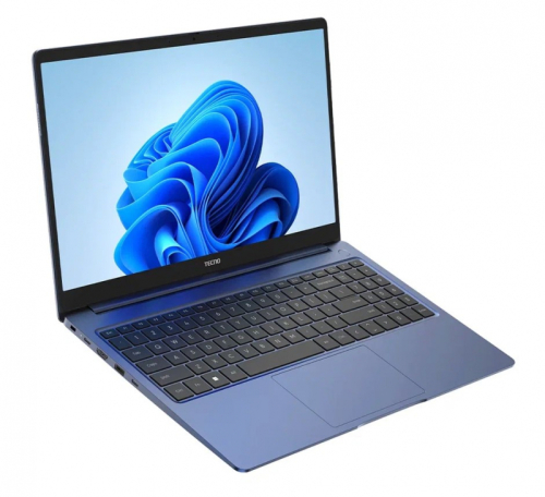 Ноутбук Tecno MEGABOOK-T1 i3 12+256G Denim Blue Linux 15.6 FHD (1920x1080) /Intel Core i3/4х4,5Гц/10 нм/12Gb + 256Gb/Wifi 6/ 4G/1,48 kg/Fingerprint Power button/Bluetooth/Denim Blue фото 2
