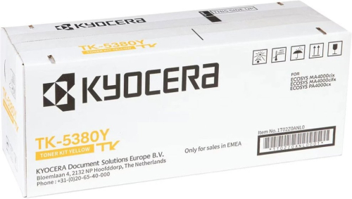 Картридж лазерный Kyocera TK-5380Y 1T02Z0ANL0 желтый (10000стр.) для Kyocera PA4000cx/ MA4000cix/ MA4000cifx