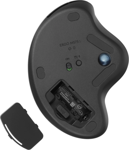 Трекбол Logitech M575S черный оптическая 2000dpi беспров. BT/Radio USB 4but (910-007035) фото 4