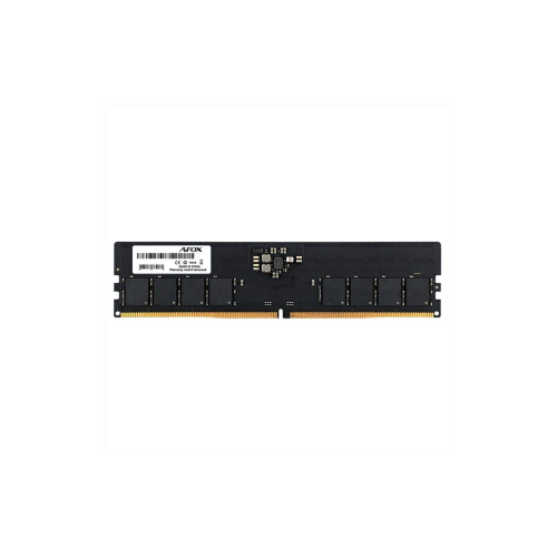 Модуль памяти Afox 16GB DDR5 5200Mhz UDIMM Single Channel Package (1x16GB) PC5-41600, 288- Pin, Non-ECC, Un-Buffered, CL42-42-42-83, 1.1V (AFLD516D2S1P)