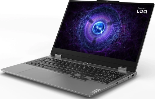 Ноутбук Lenovo LOQ 15IRX9 Core i5 13450HX 16Gb SSD512Gb NVIDIA GeForce RTX 3050 6Gb 15.6 IPS FHD (1920x1080) без ОС grey WiFi BT Cam (83DV0073PS) фото 2