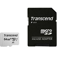 Эскиз Карта памяти microSDHC 64GB Transcend (TS64GUSD300S-A)