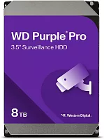 Жесткий диск/ HDD WD SATA3 8Tb Purple Pro 7200 rmp 256MB 1 year warranty (WD8002PURP)