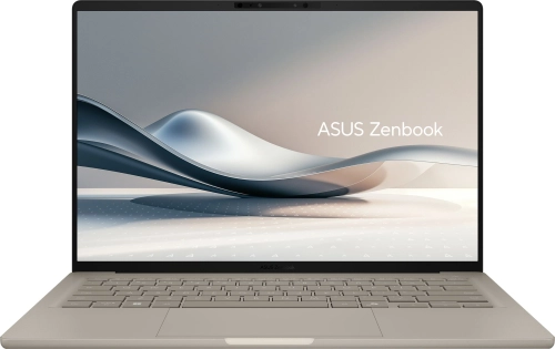 Ноутбук ASUS Zenbook A14 UX3407QA-QD197W Snapdragon X X1 26 100 Qualcomm/ LPDDR5X 16GB 512GB PCIE G4 SSD/ Adreno GPU/ 14