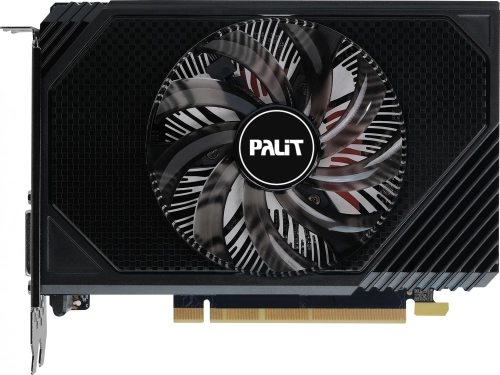 Видеокарта Palit PCI-E 4.0 RTX3050 STORMX OC NVIDIA GeForce RTX 3050 6Gb 96bit GDDR6 1042/ 14000 DVIx1 HDMIx1 DPx1 HDCP Ret (NE63050S18JE-1070F/1072F)