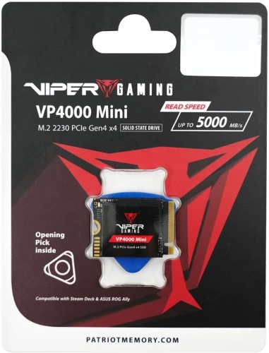 SSD PATRIOT VIPER VP4000 1Тб 3D NAND TLC Скорость записи 3500 Мб/ сек. Скорость чтения 5000 Мб/ сек. M.2 TBW 250 Тб VP4000M1TBM23 фото 6