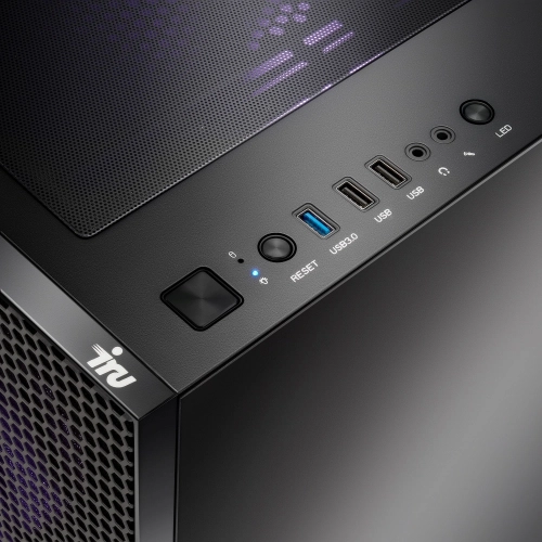 Компьютер IRU Tactio 510B7GP TWR i7 13700F (2.1) 32Gb SSD1Tb RTX5060TI 8Gb FreeDOS GbitEth 650W черный (RUS) (2146239) фото 11