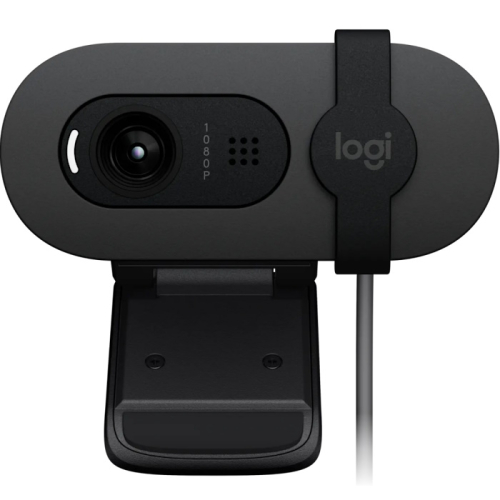 *Веб-камера Logitech BRIO 100 Graphite, FHD, Graphite (960-001585)