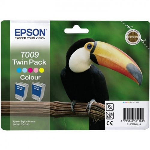 Картридж струйный Epson T0094, многоцветный x2 уп., для Epson St Ph 900/1270/1290 (C13T00940210)