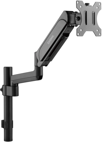 Кронштейн для мониторов ЖК Digma D-MM201 черный 17-32 макс.9кг крепление к столешнице поворот и наклон