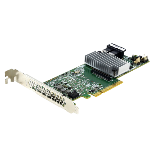 RAID-контроллер Broadcom 9361-8i(2G) SGL (LSI00462 / 05-25420-17004 / 03-25420-08D) PCIe 3.0 x8 LP, SAS/ SATA 12G, RAID 0,1,5,6,10,50,60, 8port (2*int SFF8643), Cache 2GB, 3108ROC, RTL (R8i) {5}, (003563) (05-25420-17004 / 03-25420-08D)