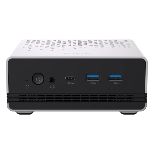 Компьютер Chuwi Ubox (CWI604R57P) Компьютер Chuwi Ubox AMD Ryzen 5 7430U(2.3Ghz)/ 16384Mb/ 512PCISSDGb/ BT/ WiFi/ 1.35kg/ Iron Gray/ Win11Pro + DDR4 (SODIMM MAX 64GB)(RAM slot*2)/ USB2.0*1/ USB3.2G1*3/ Type-C*1(DP,PD)/ HDMI*1/ DP*1/ R (CWI604R57P)