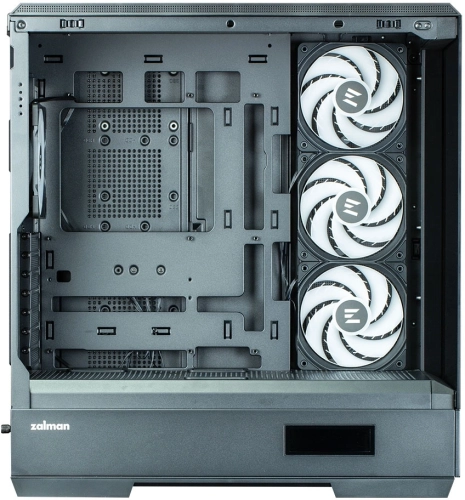 Корпус Zalman P50 черный без БП ATX 10x120mm 4x140mm 2xUSB3.0 audio bott PSU (P50 BLACK) фото 4