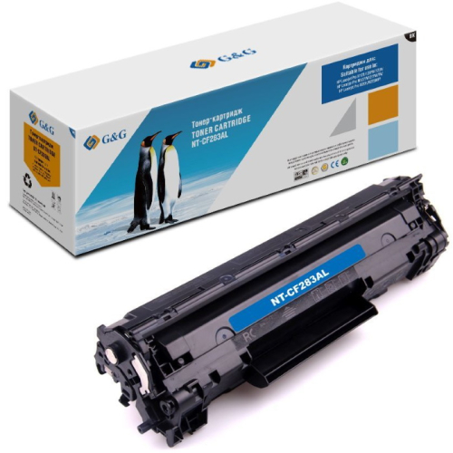 Тонер-картридж G&G NT-CF283AL черный 2500 страниц для HP LaserJet Pro M125/M127/M201/M225