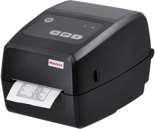 Термопринтер Mertech TLP4H (1026) 300dpi 101мм/с/USB/RS232/Eth для печ.этик. черный (1026#MLN)