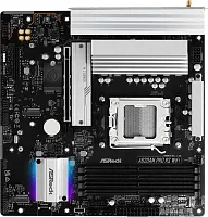 Материнская плата ASROCK A620AM Pro RS WiFi, AM5, A620, 4*DDR5, 4*SATA, 3*M.2, 4*USB 2.0, 4*USB 3.2, Type-C, 2*PCIx16, 1*M.2 (Key E), HDMI+DP, mATX