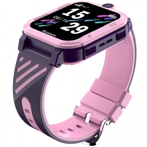 Смарт-часы Xenium W600 1.83 AMOLED корп.розовый рем.фиолетовый (CTW600PK/00) фото 4