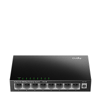 Коммутатор/ 8-Port 10/100 Mbps Desktop Switch, 8 10/100M RJ45 Ports, Loop Detection, Metal Case, Power Saving, Plug & Play (FS108)