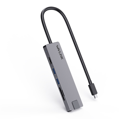 док-станция Docking Station WAVLINK USB-C Travel Mini/ 100W PowerDelivery/ 1xUSB3.0/ 1xUSB2.0/ 1xHDMI 4K 60HZ/ 1xGigabit LAN/ SD/ Micro SD Card Reader (WL-UHP3409 PRO)
