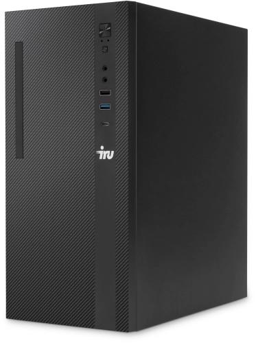 Компьютер IRU Planio 310H6SC MT i7 14700F (2.1) 32Gb SSD1Tb GT610 2Gb Windows 11 Pro GbitEth 400W черный (2153514) фото 2