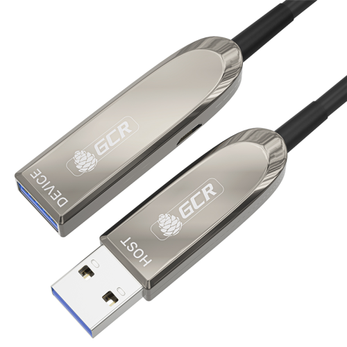 GCR Удлинитель 5.0m USB 3.0 оптический AM/ AF, GCR-54788