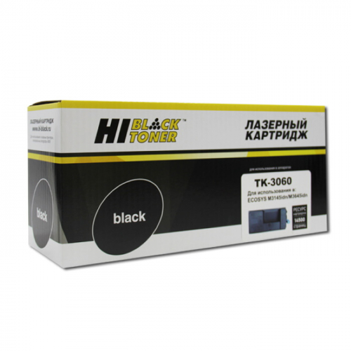 Тонер-картридж Hi-Black HB-TK-3060, черный, 14500 страниц для Kyocera ECOSYS M3145idn/ M3645idn (93927108)