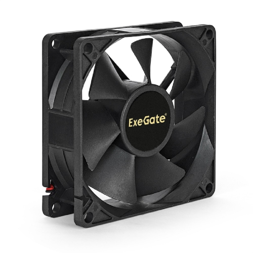 Exegate EX283381RUS Вентилятор ExeGate EX08025SM, 80x80x25 мм, Sleeve bearing (подшипник скольжения), Molex, 2000RPM, 25dBA фото 2