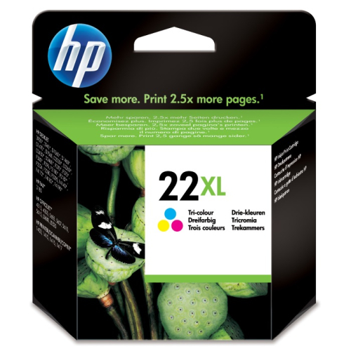 Картридж HP 22 XL увеличенной емкости трехцветный, 415 стр. (C9352CE)