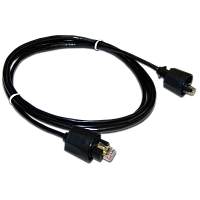Патч-корд индустриальный RJ45-RJ45 4 пары FTP кат. 5е 1м черный LAN-S45-45-1.0-WP