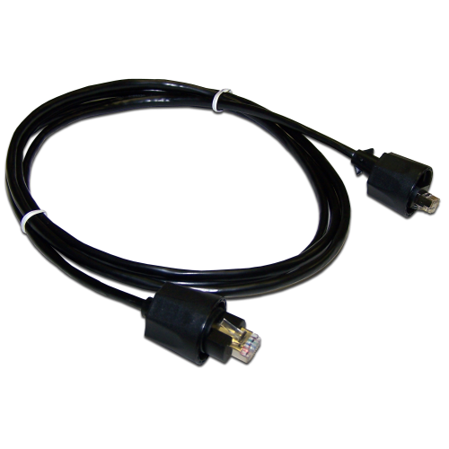 Патч-корд индустриальный RJ45-RJ45 4 пары FTP кат. 5е 1м черный LAN-S45-45-1.0-WP