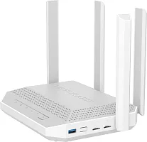 Роутер беспроводной Keenetic Netcraze Hopper 4G+ (NC-2312) AX3000 10/100/1000BASE-TX/4G cat.6 белый