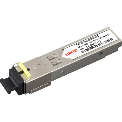 Трансивер/ SFP WDM module, 1.25G, 1550Tx/ 1310Rx, 3KM, DDM, SC (AC-SFBS-53G1-3)