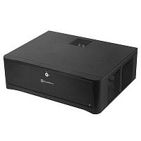 Корпус Silverstone SST-GD06B Grandia HTPC Micro ATX Computer Case, Silent High Airflow Performance, 2x 3.5 Inch Hot Swap Drive Bay, lockable, black (G410GD06B000020)