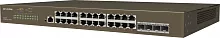 IP-COM G5328F Коммутатор управляемый в стойку, 24*1Gbit RJ45, 4*SFP 1Gbit, console port