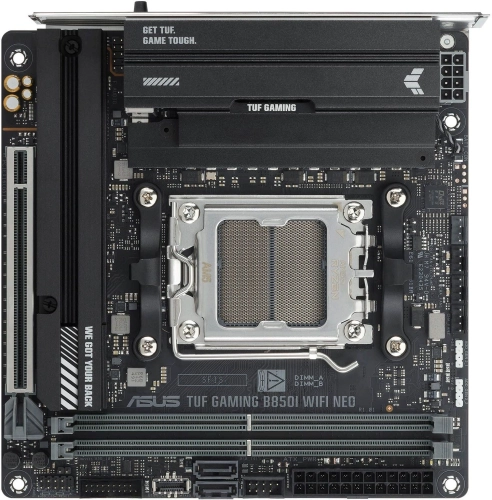 Материнская плата Asus TUF GAMING B850I WIFI NEO Socket AM5 AMD B850 2xDDR5 mini-ITX AC`97 8ch(7.1) 2.5Gg RAID+HDMI+DP