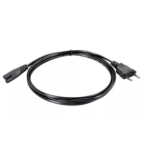 Telecom TE023-CU0.5-1.8M Кабель для аудио-видео техники IEC-320-C7, 2-pin 1,8m ,черный, медь [7958830275200]