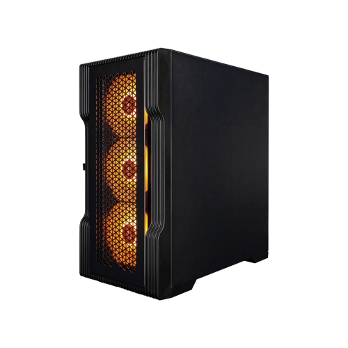 1STPLAYER Корпус TRILOBITE T3 Black / mATX, TG / 4x 120mm LED fans inc. / T3-BK-4F1 фото 2