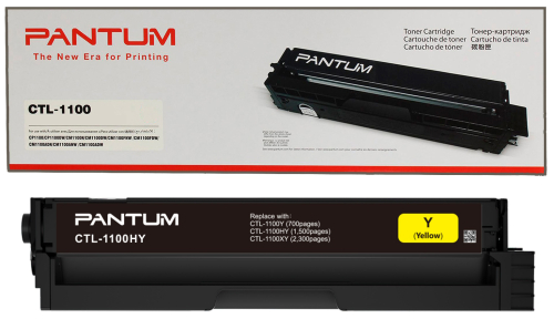 Картридж лазерный Pantum CTL-1100HY желтый (1500стр.) для Pantum CP1100/ CP1100DW/ CM1100DN/ CM1100DW/ CM1100ADN/ CM1100ADW