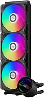 Система водяного охлаждения PcCooler DA360 V2 BK ARGB Soc-AM5/AM4/1200/1700/1851 черный 4-pin 36.5dB Al 300W Ret (DA360V2-BKAWXX-GL)
