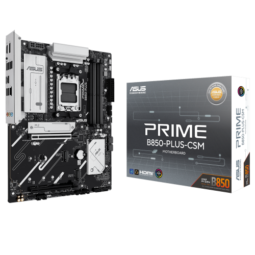 Материнская плата ASUS PRIME B850-PLUS-CSM AM5 ATX 4xDDR5 2xPCIEx16 3xM.2 USB-C DP HDMI 2.5GLAN (90MB1LC0-M0EAYC)