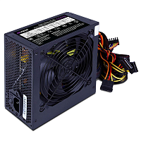 Блок питания/ PSU HIPER HPT-600 (ATX 2.31, peak 600W, Passive PFC, 120mm fan, power cord, Black) OEM (HPT-600 (OEM))