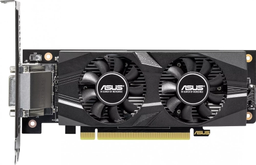 Видеокарта/ VGA ASUS NVIDIA GeForce RTX3050-O6G-LP-BRK, 6GB GDDR6/96-bit, PCIe 4.0, 1xDVI-D, 1xHDMI 2.1, 1xDP, 2-slot 90YV0KQ0-M0NA00