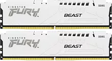 Память DDR5 2x16GB 5600MHz Kingston KF556C36BWEK2-32 Fury Beast White Expo RTL Gaming PC5-44800 CL36 DIMM 288-pin 1.25В kit single rank с радиатором Ret