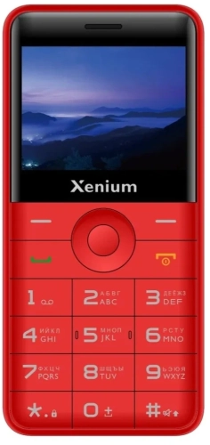 Мобильный телефон Xenium X700 красный моноблок 2Sim 2.31 240x320 Nucleus 0.3Mpix GSM900/ 1800 MP3 FM microSD max32Gb (CTX700RD/00)