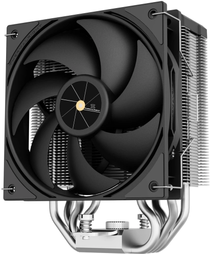 Устройство охлаждения(кулер) Thermalright Assassin X 120 R Digital ARGB Soc-AM5/AM4/1200/1700/1851 черный 4-pin 29.8dB Al+Cu LCD Ret (AX120-R-DIGITAL-BL-ARGB)