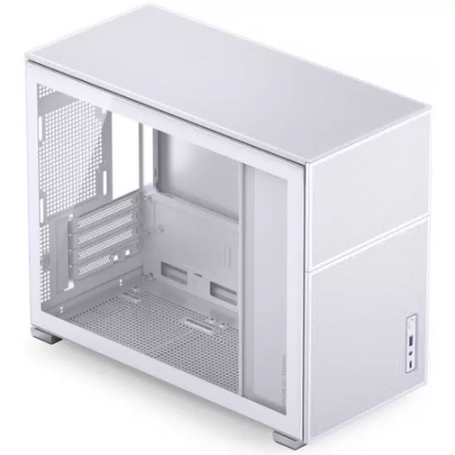 Корпус без блока питания/ Case JONSBO D31 MESH, Mini-Tower, TG, no fan, 1xUSB-A 3.2 + 1xUSB-C 3.2, mATX, mDTX, mITX White (D31 MESH WHITE) фото 2
